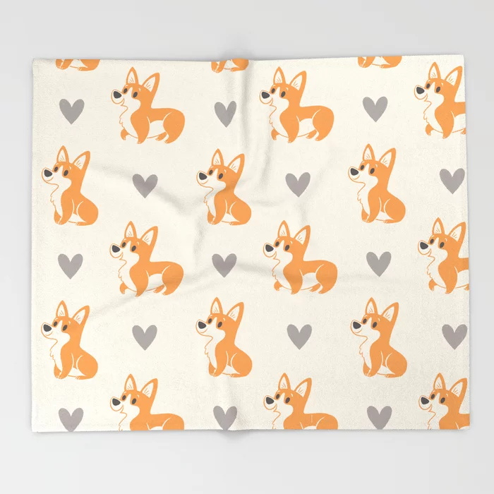 Любимое одеяло с корги